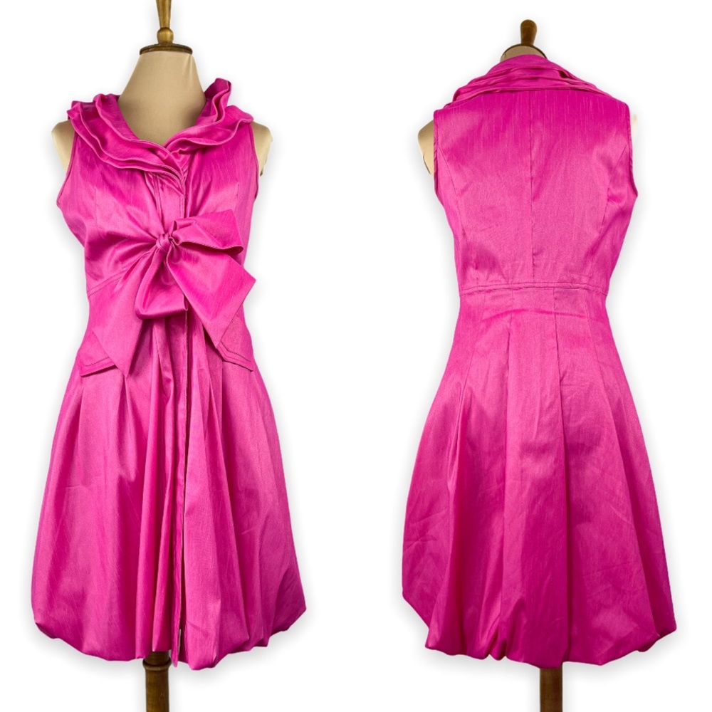 Samuel Dong pink sleeveless mini dress, size Small